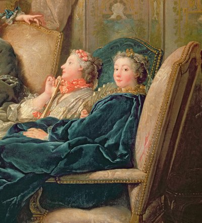 The Reading from Moliere (detail) by Jean François de Troy